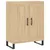 Produktbild 7 för Högskåp sonoma-ek 69,5x34x180 cm konstruerat trä