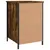 Produktbild 9 för Sängbord 2 st rökfärgad ek 40x42x60 cm konstruerat trä
