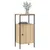 Produktbild 3 för Sängbord sonoma-ek 41x31x80 cm konstruerat trä