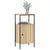 Produktbild 3 för Sängbord 2 st sonoma-ek 41x31x80 cm konstruerat trä