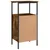 Produktbild 9 för Sängbord 2 st rökfärgad ek 41x31x80 cm konstruerat trä