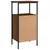 Produktbild 9 för Sängbord 2 st brun ek 41x31x80 cm konstruerat trä