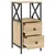 Produktbild 5 för Sängbord sonoma-ek 34x35,5x70 cm konstruerat trä