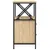 Produktbild 7 för Sängbord sonoma-ek 34x35,5x70 cm konstruerat trä