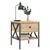 Produktbild 3 för Sängbord sonoma-ek 40x42x45 cm konstruerat trä