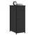 Produktbild 3 för Sängbord 2 st svart 32x42x80 cm konstruerat trä