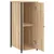 Produktbild 6 för Sängbord sonoma-ek 32x42x80 cm konstruerat trä