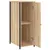 Produktbild 7 för Sängbord 2 st sonoma-ek 32x42x80 cm konstruerat trä