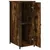 Produktbild 7 för Sängbord 2 st rökfärgad ek 32x42x80 cm konstruerat trä