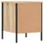 Produktbild 8 för Sängbord sonoma-ek 40x42x50 cm konstruerat trä