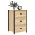 Produktbild 3 för Sängbord sonoma-ek 40x36x60 cm konstruerat trä