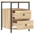 Produktbild 7 för Sängbord 2 st sonoma-ek 44x45x60 cm konstruerat trä