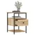 Produktbild 4 för Sängbord sonoma-ek 40x42x56 cm konstruerat trä