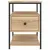 Produktbild 6 för Sängbord sonoma-ek 40x42x56 cm konstruerat trä