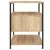Produktbild 7 för Sängbord sonoma-ek 40x42x56 cm konstruerat trä