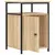 Produktbild 6 för Sängbord 2 st sonoma-ek 40x42x60 cm konstruerat trä