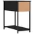 Produktbild 9 för Sängbord 2 st svart 30x60x60 cm konstruerat trä