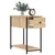 Produktbild 4 för Sängbord 2 st sonoma-ek 30x60x60 cm konstruerat trä