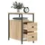 Produktbild 4 för Sängbord sonoma-ek 30x60x60 cm konstruerat trä