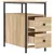 Produktbild 6 för Sängbord sonoma-ek 30x60x60 cm konstruerat trä