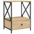 Produktbild 2 för Sängbord sonoma-ek 50x41x65 cm konstruerat trä