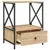 Produktbild 6 för Sängbord sonoma-ek 50x41x65 cm konstruerat trä
