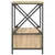 Produktbild 7 för Sängbord sonoma-ek 50x41x65 cm konstruerat trä