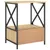 Produktbild 8 för Sängbord sonoma-ek 50x41x65 cm konstruerat trä