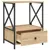 Produktbild 7 för Sängbord 2 st sonoma-ek 50x41x65 cm konstruerat trä