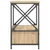 Produktbild 8 för Sängbord 2 st sonoma-ek 50x41x65 cm konstruerat trä