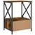 Produktbild 9 för Sängbord 2 st rökfärgad ek 50x41x65 cm konstruerat trä