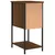 Produktbild 9 för Sängbord 2 st brun ek 32x42x70 cm konstruerat trä