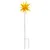 Produktbild 7 för Stjärnor med spett LED 3 st vikbar gul 57 cm