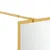 Produktbild 6 för Duschvägg med klart ESG-glas guld 80x195 cm