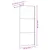 Produktbild 7 för Duschvägg med klart ESG-glas röd 90x195 cm