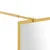 Produktbild 6 för Duschvägg med klart ESG-glas guld 80x195 cm