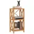 Produktbild 3 för Bokhylla med 3 hyllplan 40x30x78 cm massiv ek