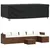 Produktbild 2 för Överdrag till trädgårdsmöbler svart 300x140x90cm vattentät 420D