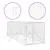 Produktbild 2 för Hundgård för utomhusbruk silver 2x6x2 m galvaniserat stål