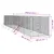 Produktbild 4 för Hundgård för utomhusbruk silver 2x14x2 m galvaniserat stål