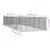 Produktbild 4 för Hundgård för utomhusbruk silver 4x12x2 m galvaniserat stål