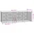 Produktbild 4 för Hundgård för utomhusbruk silver 6x2x2 m galvaniserat stål
