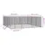 Produktbild 4 för Hundgård för utomhusbruk silver 6x6x2 m galvaniserat stål