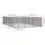 Produktbild 4 för Hundgård för utomhusbruk silver 6x10x2 m galvaniserat stål