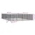 Produktbild 4 för Hundgård för utomhusbruk silver 8x12x2 m galvaniserat stål