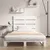 Produktbild 3 för Sängram vit 90x190 cm massiv furu