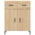 Produktbild 6 för Skänk sonoma-ek 69,5x34x90 cm konstruerat trä