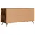 Produktbild 8 för Tv-bänk rökfärgad ek 102x36x50 cm konstruerat trä