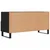 Produktbild 8 för Tv-bänk svart 102x36x50 cm konstruerat trä