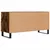 Produktbild 8 för Tv-bänk rökfärgad ek 102x36x50 cm konstruerat trä
